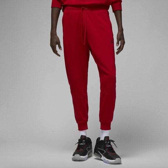 NEW with Tags Nike Jordan Dri-FIT Sport Men's Fleece Trousers Red/Black Large - Picture 1 of 5